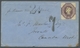 Großbritannien: 1855, 6 Pence Dull Lilac, Cut-square Generously On A Letter From Liverpool To Toront - Otros & Sin Clasificación