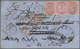 Großbritannien: 1856, 4c Carmine-red In Stripe Of Three Cancelled With "W.C. 9" On Cover From London - Other & Unclassified
