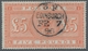 Großbritannien: 1882, Queen Victoria, Five Pounds Orange On White Paper, Very Clean Cancellation Wit - Otros & Sin Clasificación