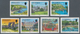 Großbritannien - Jersey: 1990. Complete Definitives Issue (landscapes), 7 Values, In IMPERFORATE Sin - Jersey