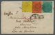 Italien - Altitalienische Staaten: Kirchenstaat: 1869, Reizvolle Dreifarbenfrankatur Der 5, 10 Und 4 - Estados Pontificados
