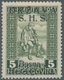 Jugoslawien: 1918, "disability Care With Overprint In Latin", Mint Hinged, Very Fresh And Fine, Mi. - Unused Stamps