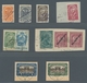 Liechtenstein - Vor- Und Mitläufer: 1919-20, Neun Werte Mit Sauberen Entwertungen Als Vorläufer, Dab - ...-1912 Prephilately