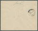 Liechtenstein: 1930, 1 Fr. Rötlichkarmin Im 4er Block Auf R-Eilboten-Luftpostbrief Von Vaduz, Roter - Used Stamps