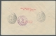 Liechtenstein: 1936, Zeppelinausgabe Als FDC-R-Satzbrief Von Triesenberg Den 1.V.36 Nach New York Mi - Usados