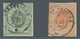 Luxemburg: 1859, "37 ½ And 40 C. State Coat Of Arms", Cleanly Stamped Values, Each With Full Margins - Other & Unclassified