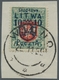 Delcampe - Mittellitauen: 1920, "printed Edition", Complete Set Each Value On Cabinet Letter Piece With Clear W - Lituania