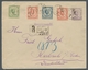 Montenegro: 1879-90, Four-color Franking Of The 2nd Edition On Postal Stationery Cover As R-letter F - Montenegro