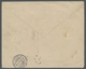 Montenegro: 1879-90, Four-color Franking Of The 2nd Edition On Postal Stationery Cover As R-letter F - Montenegro