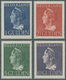 Niederlande: 1946, 1 - 10 Gulden Queen Wilhelmina, Unused, Almost As Mint Never Hinged , Mi Für ** 6 - Used Stamps