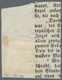 Österreich: 1851 Merkurkopf Zeitungsmarke 0,6 Kr Blau, Type II Mit Einzeiler "REICHENBURG" (Böhmen, - Cartas & Documentos