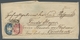 Österreich: 1863, "5 Kr. Wappen" Treppenartig Auf "10 Kr. Blau - Ganzsachenausschnitt" Als Portorich - Covers & Documents