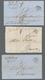 Österreich - Lombardei Und Venetien: 1855-57, Vier Briefhüllen Einer Geschäftskorrespondenz Von Bolo - Lombardy-Venetia