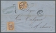 Österreichische Post In Der Levante: 1871, Nicht Frankierter Brief Aus Smyrna (Izmir) Nach Mailand, - Oriente Austriaco