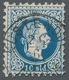 Österreichische Post In Der Levante: 1876, "Franz Josef" 10 Soldi Blau Im Feinen Druck In Bis Auf Ei - Oriente Austriaco