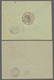 Delcampe - Österreich - Verwendung In Liechtenstein: 1910, 80.Geburtstag, 60 Heller Bis 5 Kronen Je Als Ef. Auf - Otros & Sin Clasificación