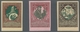 Russland: 1914, "War Aid Unperforated", Mint Hinged Set From The Lower Margin In Perfect Condition, - Unused Stamps
