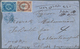 Russische Post In Der Levante - Staatspost: 1868, 1 Kop And 5 Kop Cancelled With Blue Handstamp On L - Levante