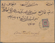 Russische Post In Der Levante - Staatspost: 1896, 10 Kop. Red/green Single Franking On Letter From T - Levant