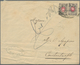Russische Post In Der Levante - Staatspost: 1883, 7 K Grey/red Pair On Cover From Odessa To Constant - Levant
