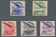 Sowjetunion: 1934, "10 Years Aviation", Mint Hinged Set With Delicate Unfolding, Mi. For MNH 600,--. - Nuevos