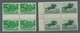 Sowjetunion: 1941, 23 Y. Army, Complete Mint Set In 4 Er. Block With Gutter. The 45k Has At The Marg - Nuevos