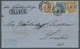 Schweden: 1858, Extraordinary Color-fresh Three-color Franking On Folded Cover From STOCKHOLM 2/6 18 - Usados