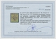 Schweiz - Genf: 1843, "Halbe Doppelgenf Rechts", Farbfrischer Wert Mit Sauberer Rosette In Rot, Repa - 1843-1852 Federal & Cantonal Stamps