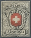 Schweiz: 1851, "Neuenburg Grauschwarz", Farbfrischer Wert Mit Allseits Vollen/breiten Rändern Und Sa - Usados