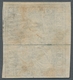 Schweiz: 1854, "10 Rp. Mittelblau, Münchner Druck, 3. Periode", Farbfrischer Wert Vom Linken Rand Mi - Usados