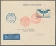 Schweiz: 1924, 65c Ikarus, Ef. Auf Luftpostbrief (roter SO.Stpl. "Tour Aer.d' Europe/Geneve-Bellinzo - Used Stamps