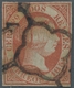 Spanien: 1851, "2 R. Orange-red", Fres Colour Value With Clean, Nearly Central Devaluation, Right Si - Used Stamps