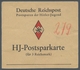 Ansichtskarten: Propaganda: 1942, Seltene Frankierte HJ-Postsparkarte Dür 3 Reichsmark, Verwendet In - Political Parties & Elections