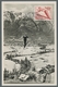 Thematik: Olympische Spiele / Olympic Games: 1936, Garmisch-Partenkirchen, "12 Pfg. Skispringer" Bil - Other & Unclassified