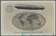 Zeppelinpost Deutschland: 1930-Südamerikafahrt Friedrichshafen Bis Lakehurst Mit Bordpoststepelentwe - Airmail & Zeppelin