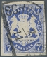 Bayern - Marken Und Briefe: 1869, "7 Kr. Preußischblau", Farbfrischer Und -typischer Wert Mit Allsei - Other & Unclassified