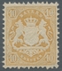 Bayern - Marken Und Briefe: 1875, 10 Kr. Gelb, Postfrisch, Einwandfrei Mit Plattenfehler "Strich Dur - Other & Unclassified