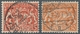 Bayern - Dienstmarken: 1916/18, 15Pf. Zinnober, 30Pf. Orange Beides In Besserer Papiersorte, Nr.27 E - Otros & Sin Clasificación