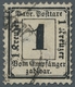 Bayern - Portomarken: 1871, "1 Kr. Wasserzeichen Enge Raute", Sauber Gestempelter Wert Mit Einem Ang - Otros & Sin Clasificación