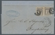 Hamburg - Marken Und Briefe: 1864, "1 ¼ Sch. 1. Druckstein", Waag. Paar Mit Dreiseitig Erkennbaren H - Hambourg