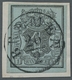 Hannover - Marken Und Briefe: 1850, "1 Ggr. Auf Blaugrau", Farbfrischer Wert Mit Glasklarem, Zentral - Hanovre