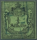 Oldenburg - Marken Und Briefe: 1852, 1/3 Silbergroschen Vollrandig Geschnitten Entwertet Mit Blauem - Oldenburg