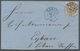 Preußen - Ganzsachenausschnitte: 1862, 3 Sgr Gelbbraun Als GAA Sehr Sauber Als EF Auf Brief Von Berl - Other & Unclassified