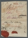 Thurn & Taxis - Vorphilatelie: 1844, Seltener Stempel "W.A.B." In Rot Auf Mehrfach Nachgesendetem Br - Precursores