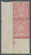 Norddeutscher Bund - Marken Und Briefe: 1869, 1 Gr. Karmin, Senkrechtes Postfrisches Eckrandpaar Mit - Other & Unclassified