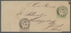 Deutsches Reich - Brustschild: 1872, Großer Schild 1/4 Gr. Grauviolett Als Zusatzfrankatur Auf Strei - Covers & Documents