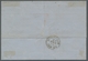 Deutsches Reich - Brustschild: 1872, Großer Schild, 7 Kr. Graublau, Waagerechtes Paar Als Mef. Auf R - Covers & Documents