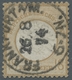 Deutsches Reich - Brustschild: 1872, Großer Schild, 18 Kreuzer Ockerbraun Mit Zentrisch Aufgesetztem - Covers & Documents