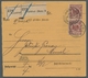 Deutsches Reich - Krone / Adler: 1889, 50 Pf. Braunrot, Senkrechtes Paar Als Portogerechte Mehrfachf - Unused Stamps