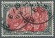 Deutsches Reich - Germania: 1906, 5 M Grünschwarz/dunkelkarmin, (unter UV Gelblichrot), Farbfrisch, - Unused Stamps